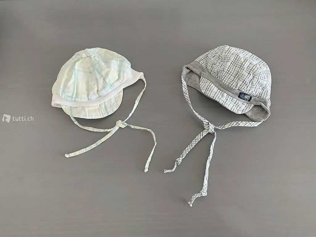 Baby Mütze Beanie Kappe 100% Baumwolle Gr. 62