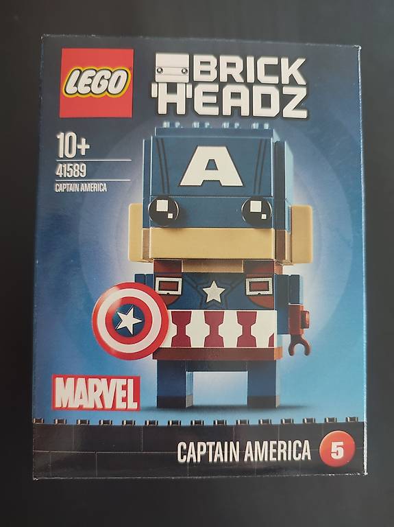 Lego BrickHeadz OVP, Captain America, EOL 41589, Marvel #5