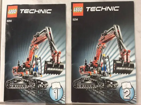 Lego Technic Raupenbagger 8294, mit Originalbauanleitungen