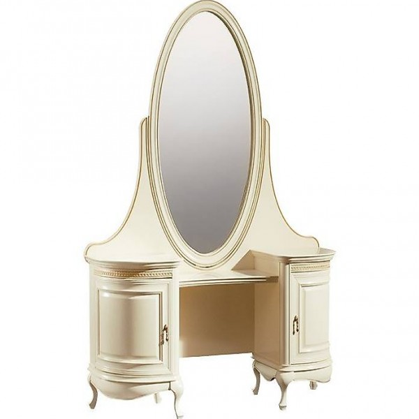  SCHMINKSPIEGEL SCHMINKTISCH KOMMODE - MODEL V-FRISIERTISCH