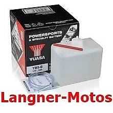 YB9-B Yuasa Motorrad Batterie 12V 9AH 115EN + Säure Vespa PX