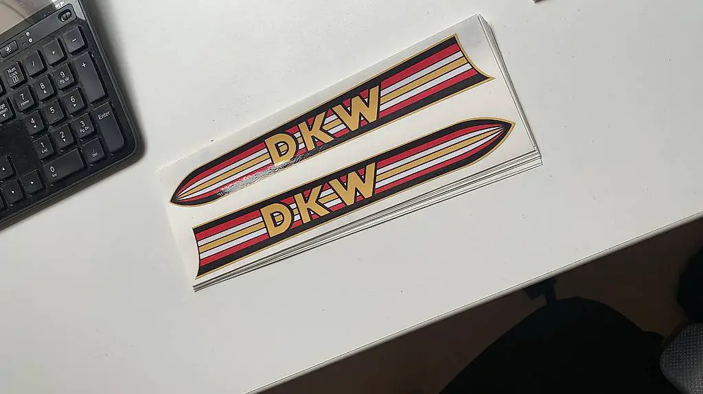 DKW M50 Victoria Zweirad Union Klebersatz