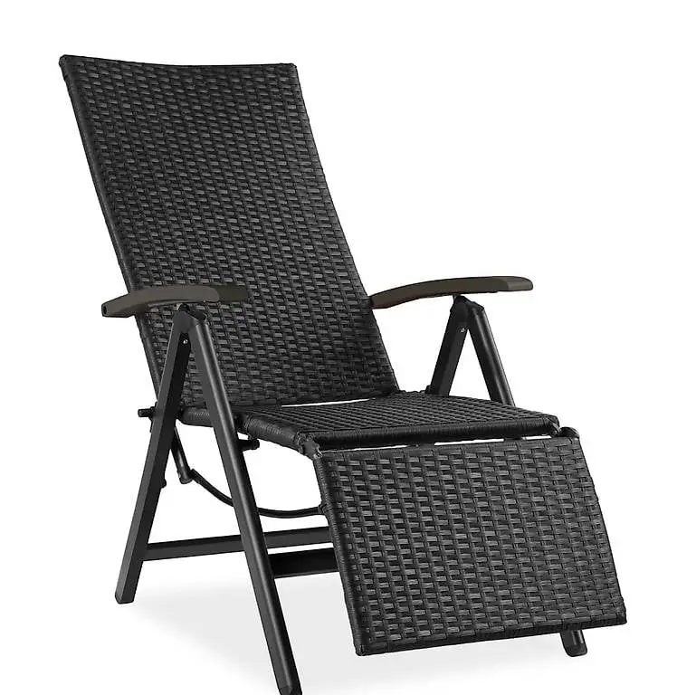 Rattanstuhl Brisbane schwarz