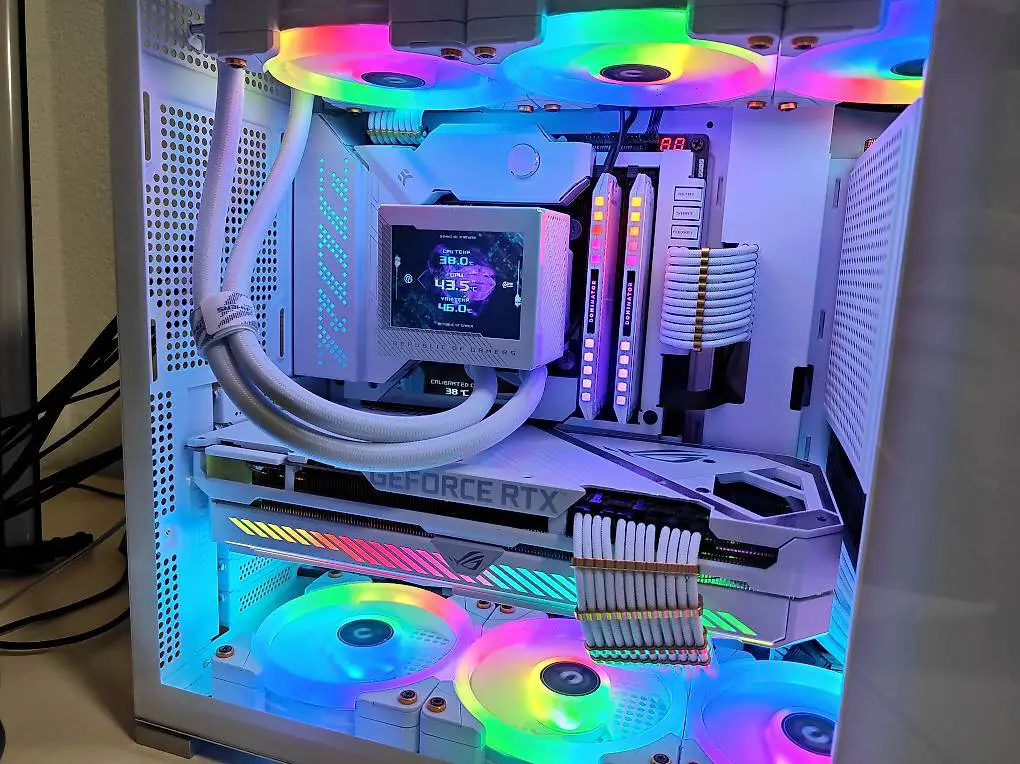 PC Asus alles in Weiss