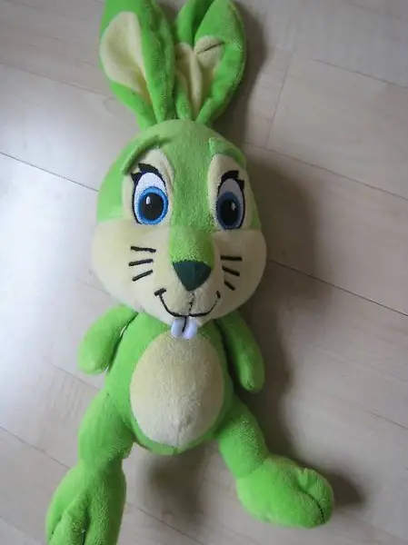 grüner Migros HASE LUCKY Plüschhase Stofftier Migros