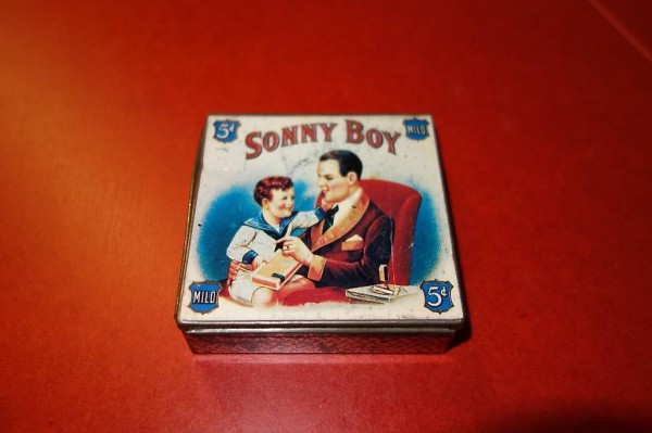 Zigaretten Schachtel Blech Sonny Boy