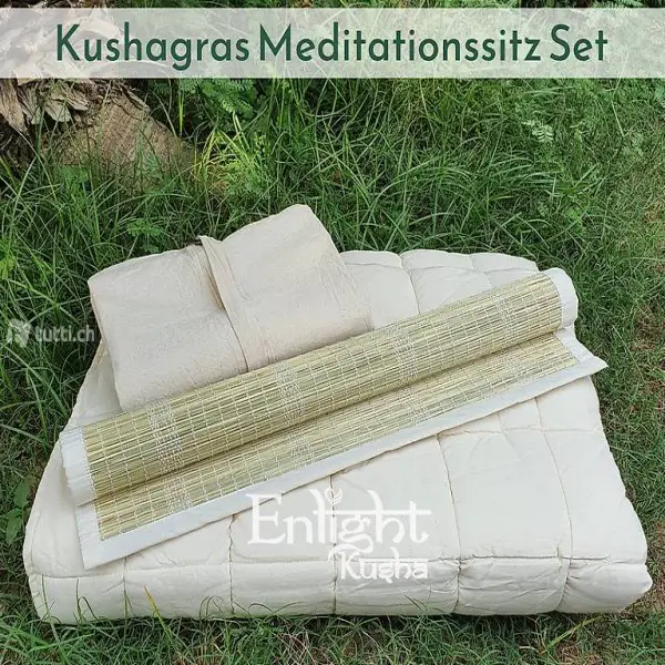 Kushagras Meditationssitz Set mit Kissen