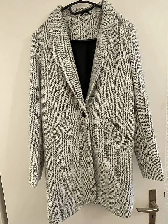 Mantel grau Grösse 36/38