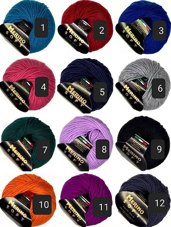 100% Merinowolle Strickwolle je Knäuel