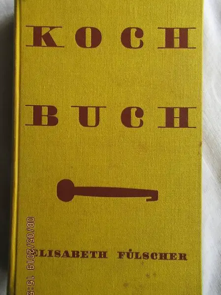  Kochbuch aus dem 2ten Weltkrieg, von Elisabeth Fülscher