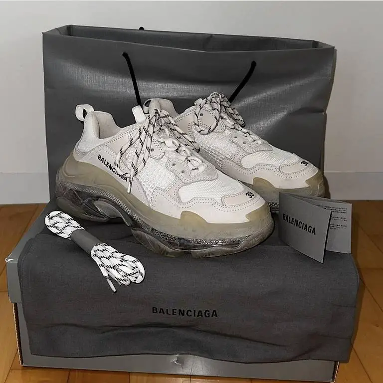 Balenciaga Triple S white
