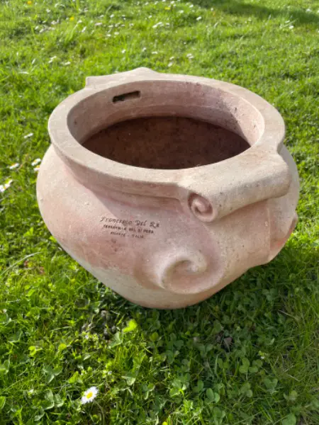 Terracotta Blumentopf „Francesco del Re“ Florenz