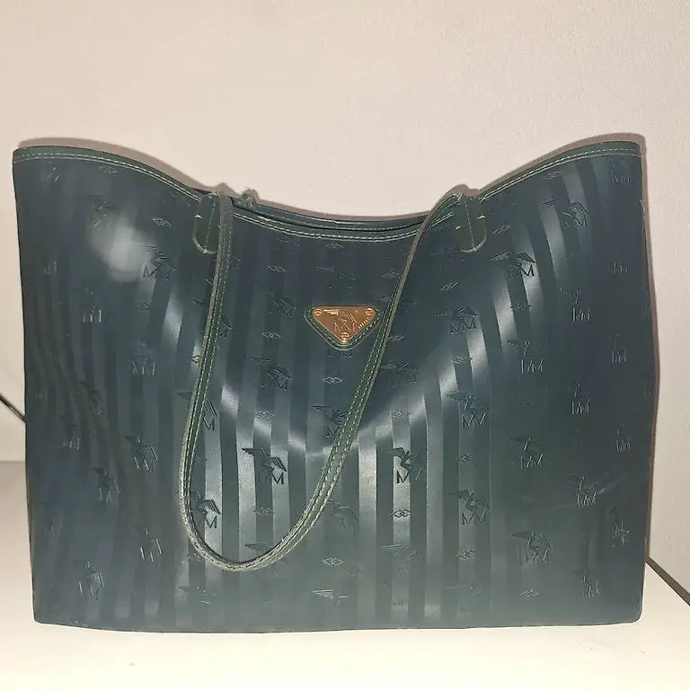 Maison Mollerus - Shopper Zuerich in forest grün/gold