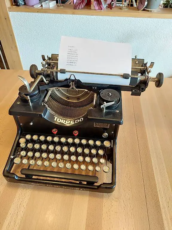 Schreibmaschine Torpedo