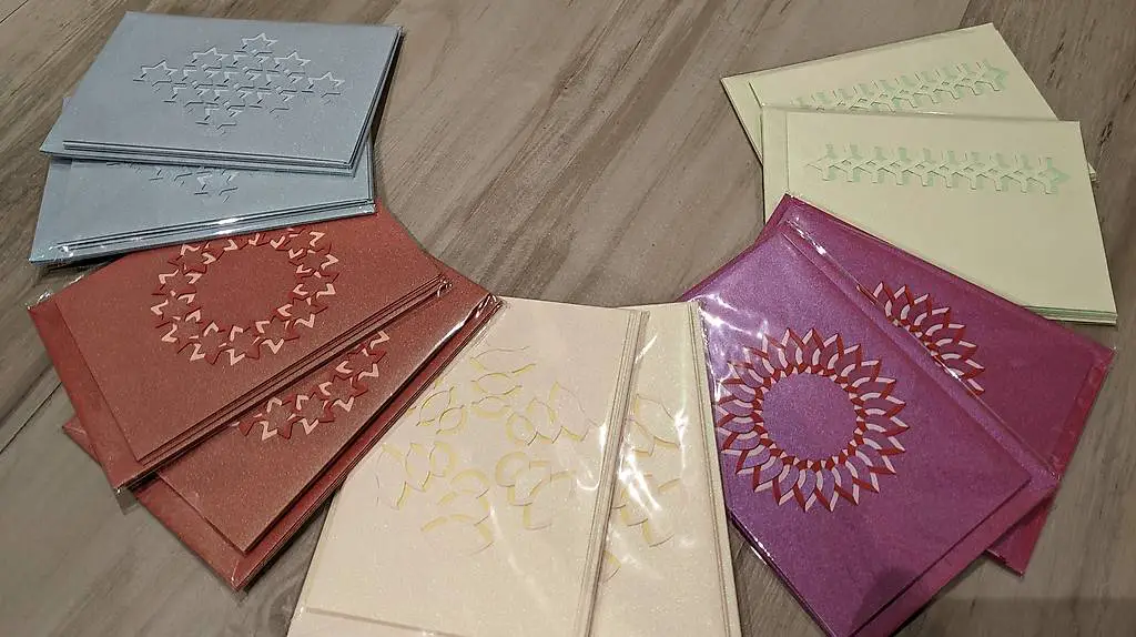 Schreibkarten mit Couvert, A6 / C6