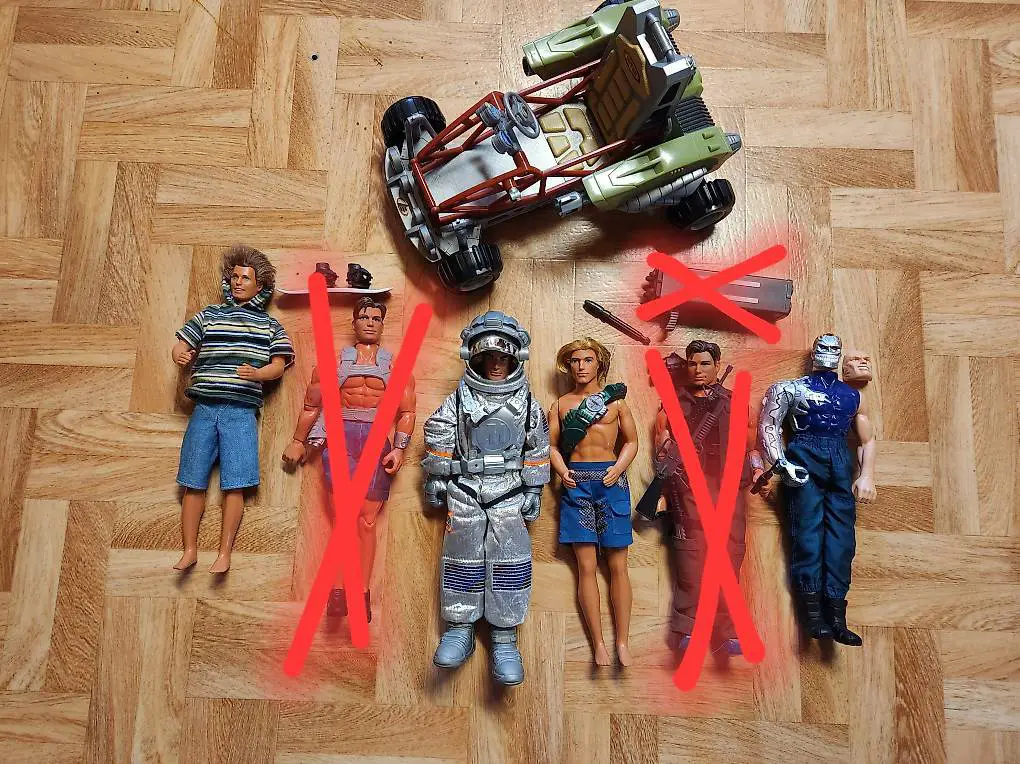 Diverse Actionfiguren (Action Man, Max Steel etc.)
