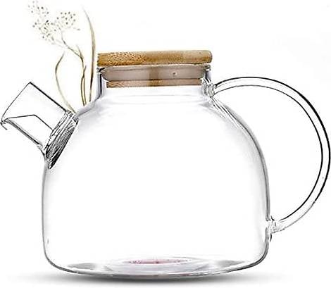 Teekanne Glas 0,8 Liter