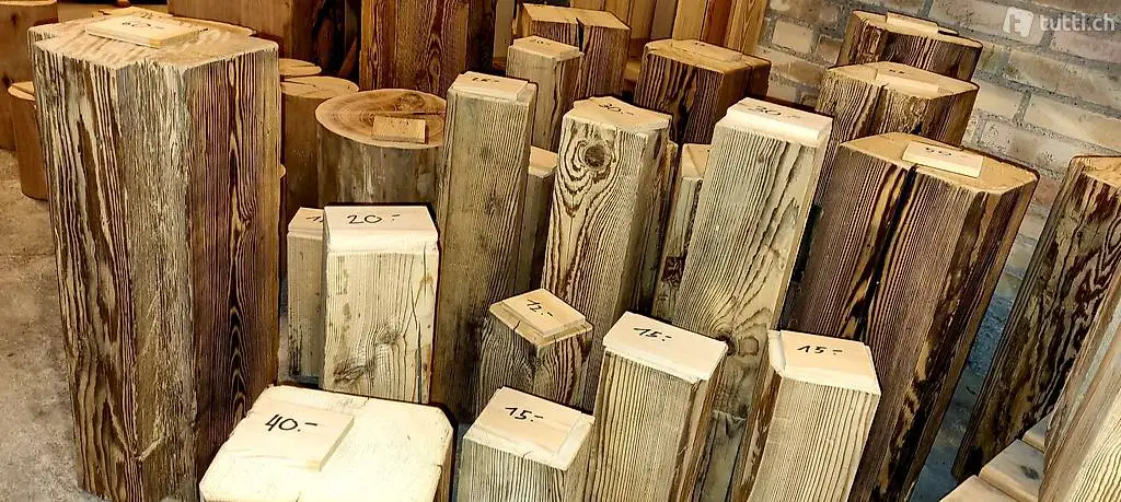  Holz Säulen