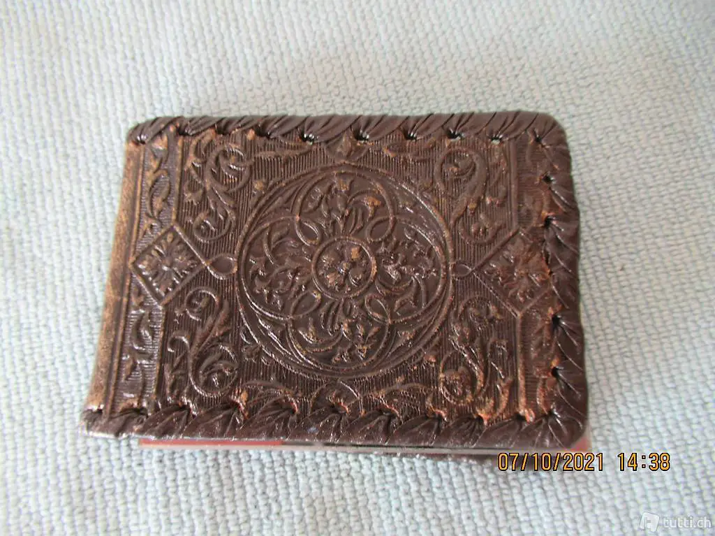 Lederetui für den Spiegel, von um 1920