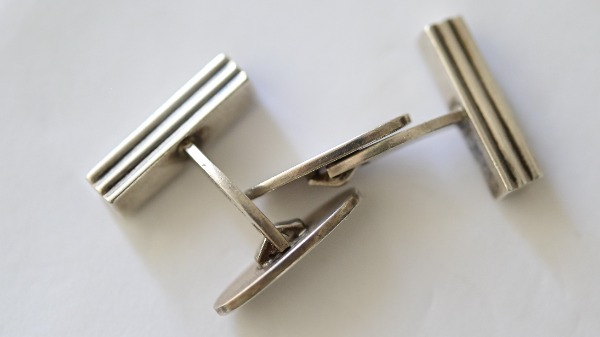 Vintage Manschettenknöpfe Sterling Silber 60er Jahre