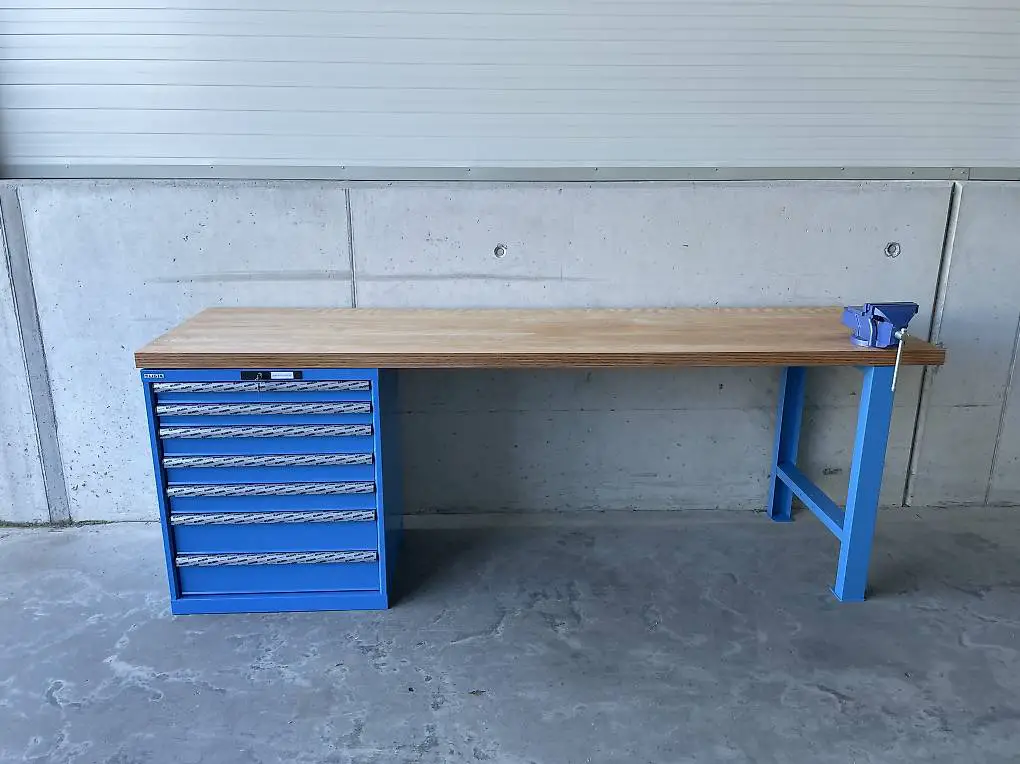 Lista Werkbank 250x70x5 Schubladenschrank Schubladenstock