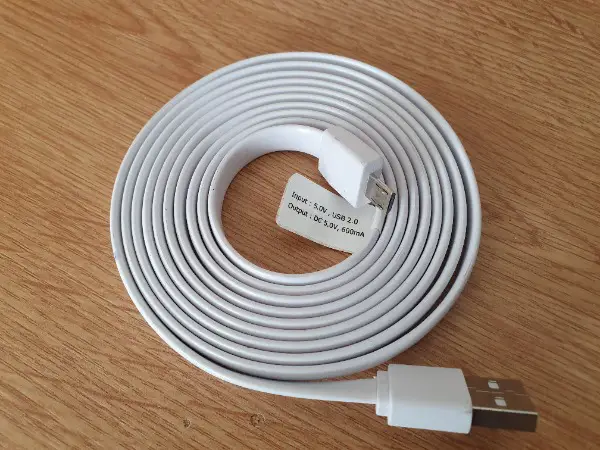 Langes Ladekabel / Datenkabel USB A & Micro-USB, Länge: XL