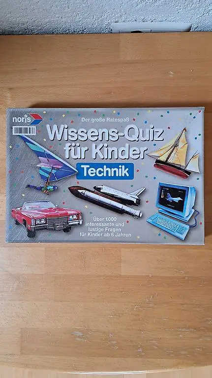 Technik Wissens-Quiz Spiel für Kinder