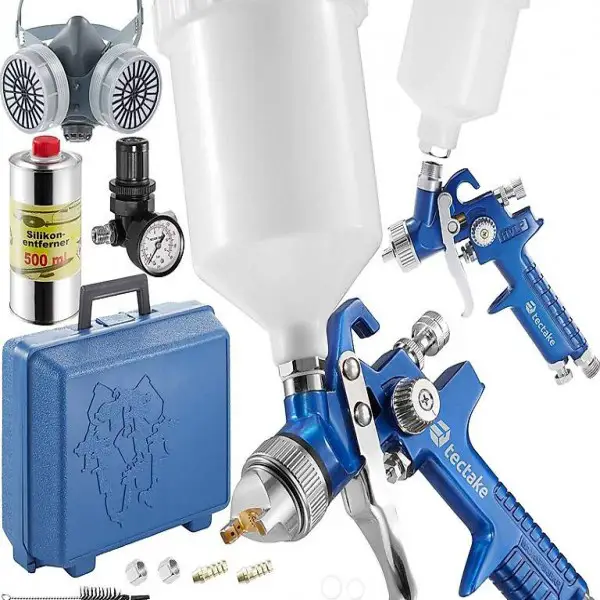  Lackierpistolen Set + Koffer