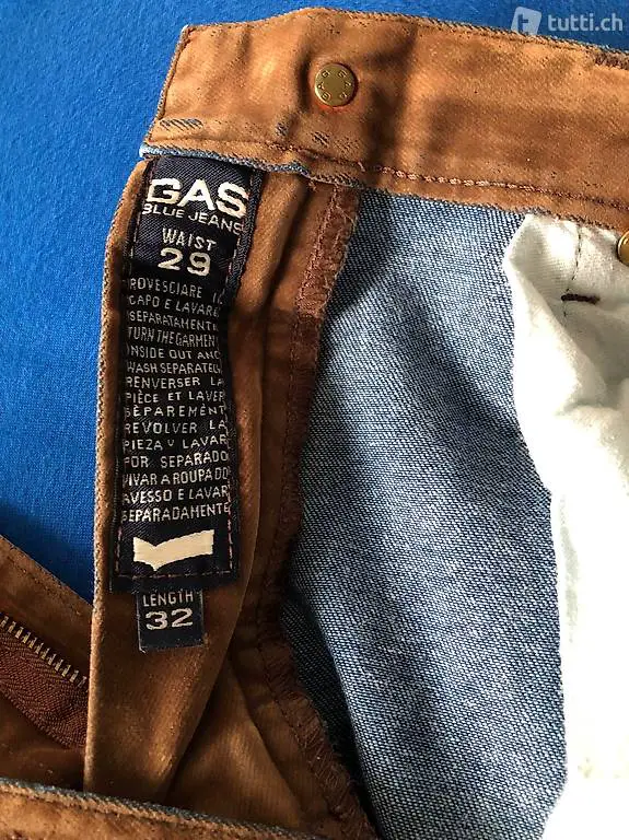 Gas blue Jeans 29 W 32 L