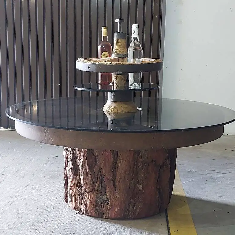 Salontisch Wagenrad Unikat