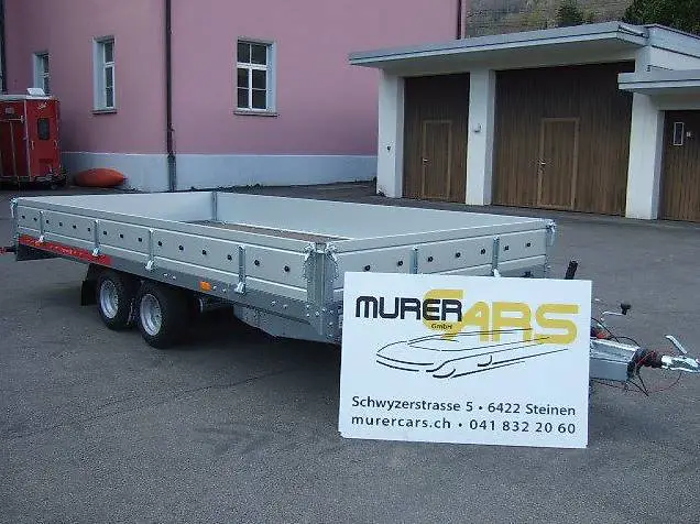 anhänger temared carplatform 4021 3"000kg mit bordwände