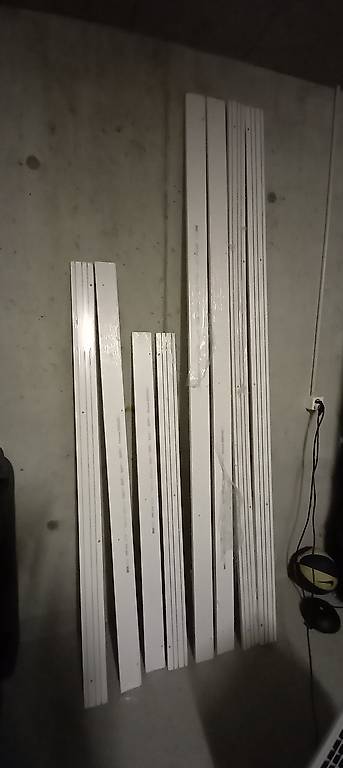 Set: GARDINIA Vorhangschienen 3-läufig (GE 3 weiss)