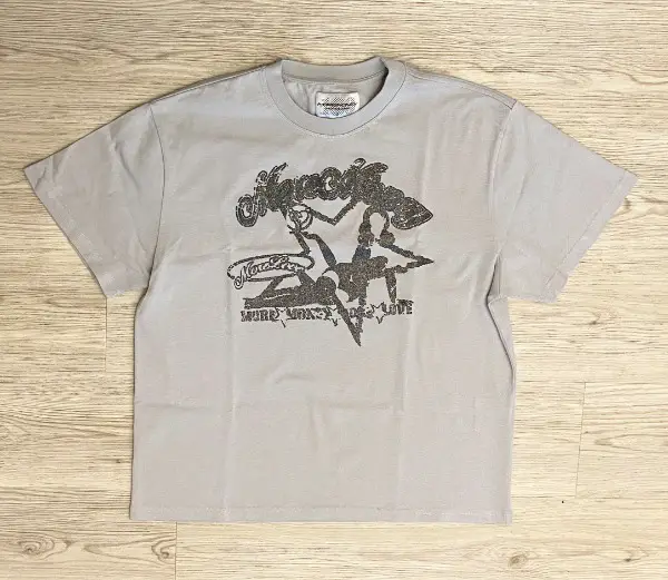 more money more love t-shirt grey