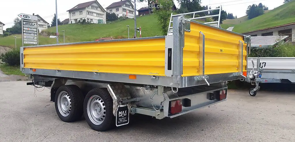  NEU 3 Seiten Kipper Anhänger 3.5to - Stahlwände