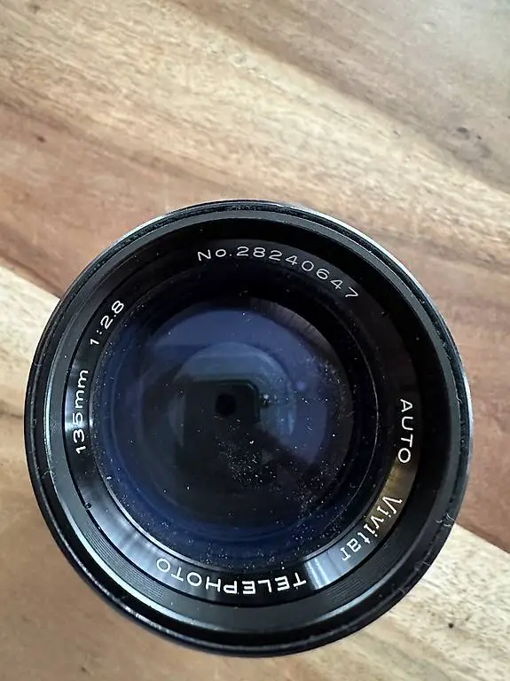 Minolta MD Vivitar 135mm 1:2.8 Auto Telephoto Objektiv
