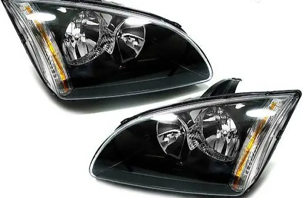  Ford Focus II ab 04 SCHWARZE KLARGLAS SCHEINWERFER SET