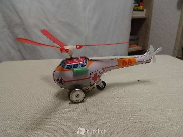 Antiker Rettungs Hubschrauber