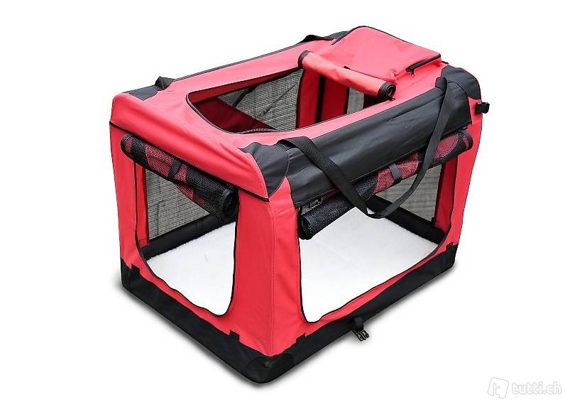  Hundebox faltbar XXL rot