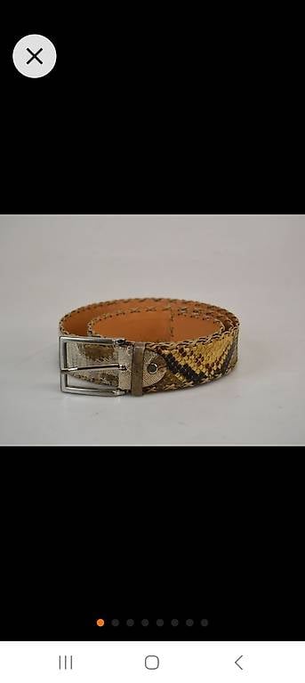 Gürtel | Schlangenleder