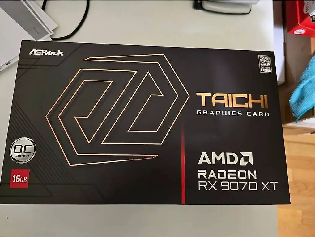 Asrock AMD Radeon RX 9070 XT Taichi, 16GB