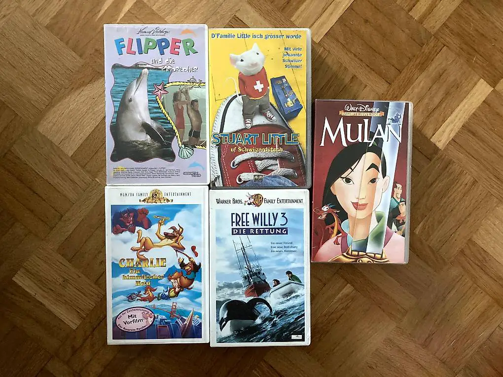 Videokassetten Kinder VHS