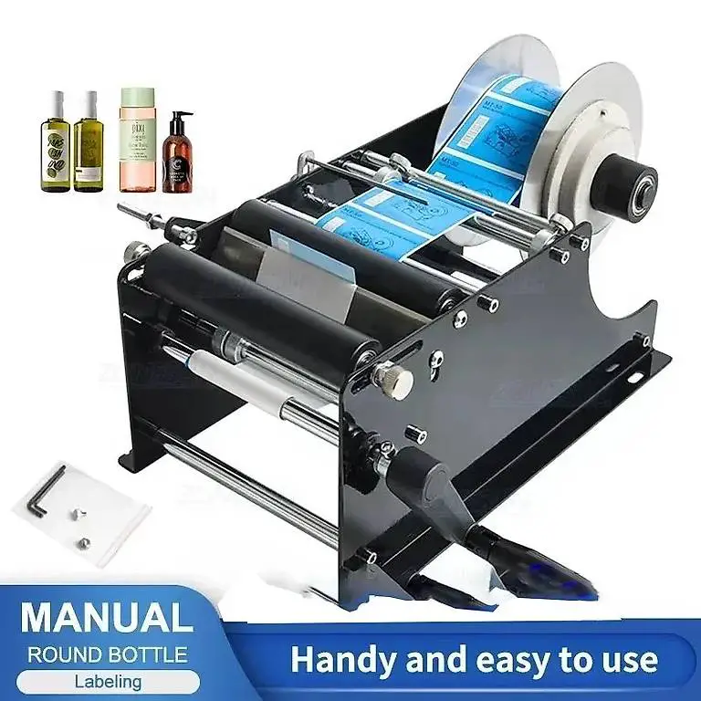 Etikettenapplikator für runde Flaschen