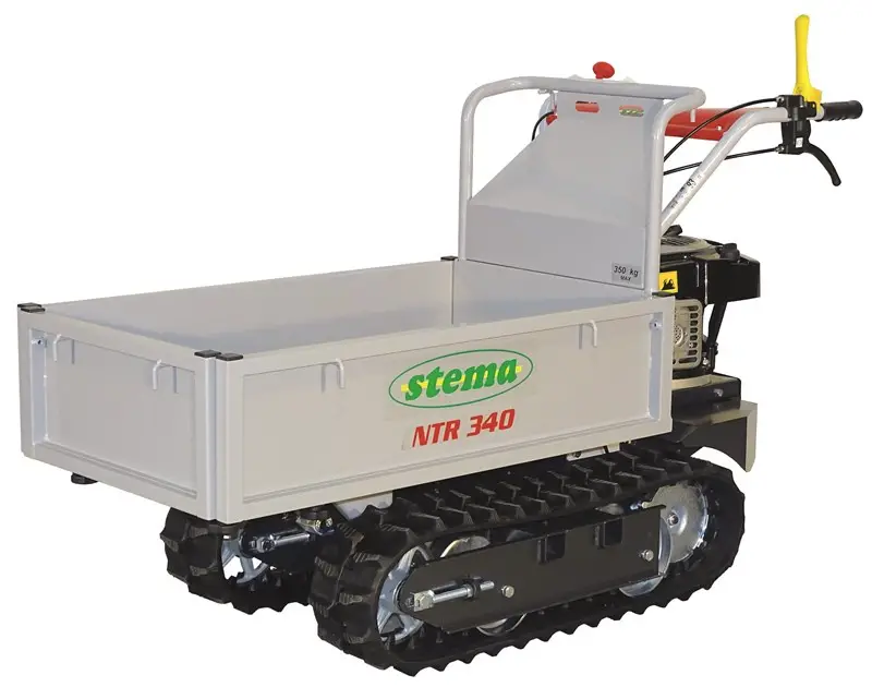 Raupentransporter mit Brücke