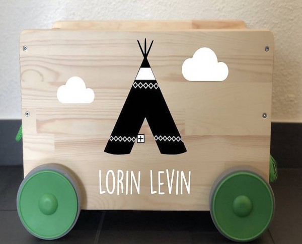 Geschenk zur Geburt / Geburtstag Spielzeugkiste