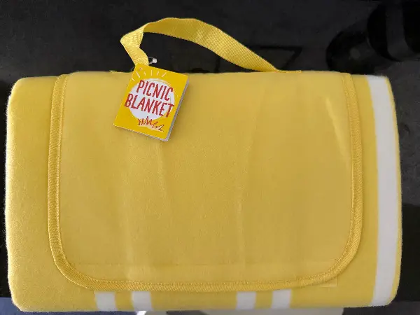 Praktische Picknickdecke "Summer Time" Coop, Neu + unbenutzt