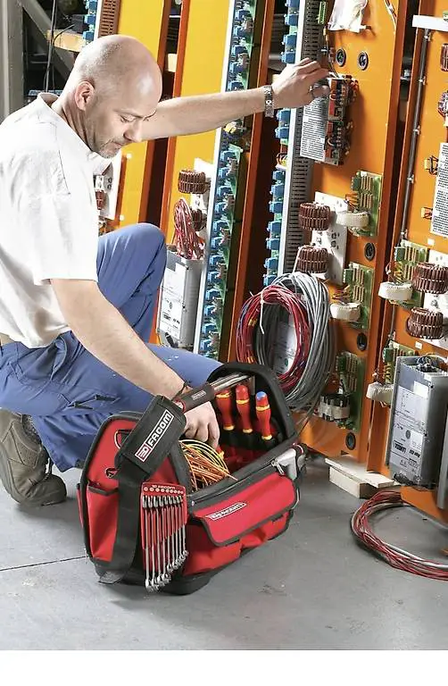 Werkzeugkasten aus Textil