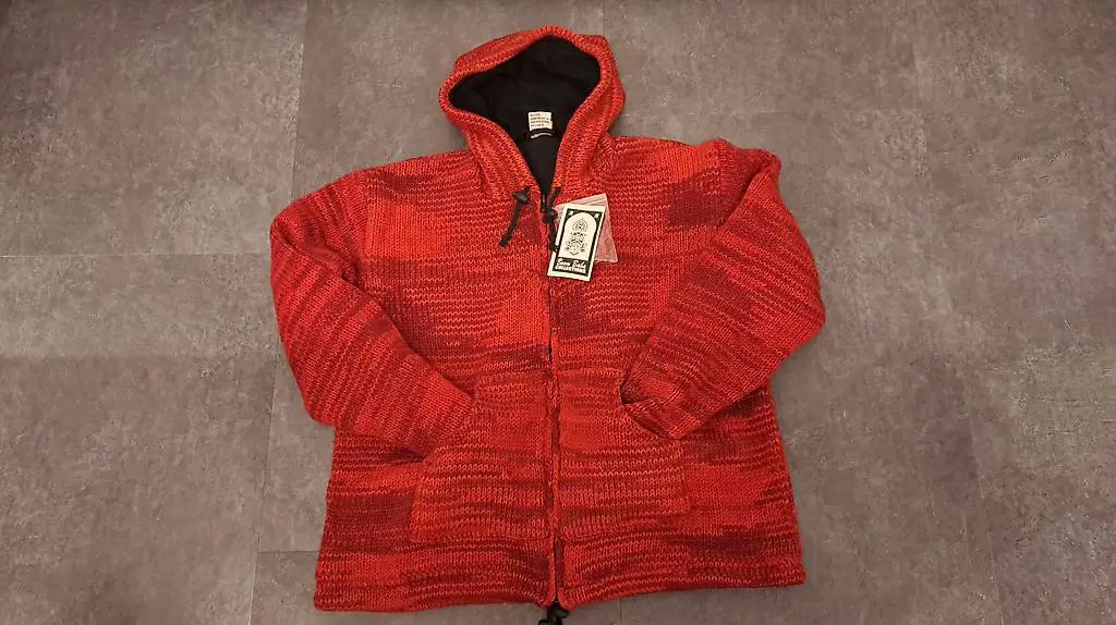 wunderschöne, warme Wolljacke "Boom Baba", Gr. M, NEU