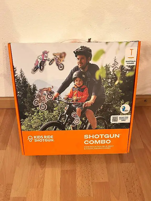 Fahrradsitz shotgun combo