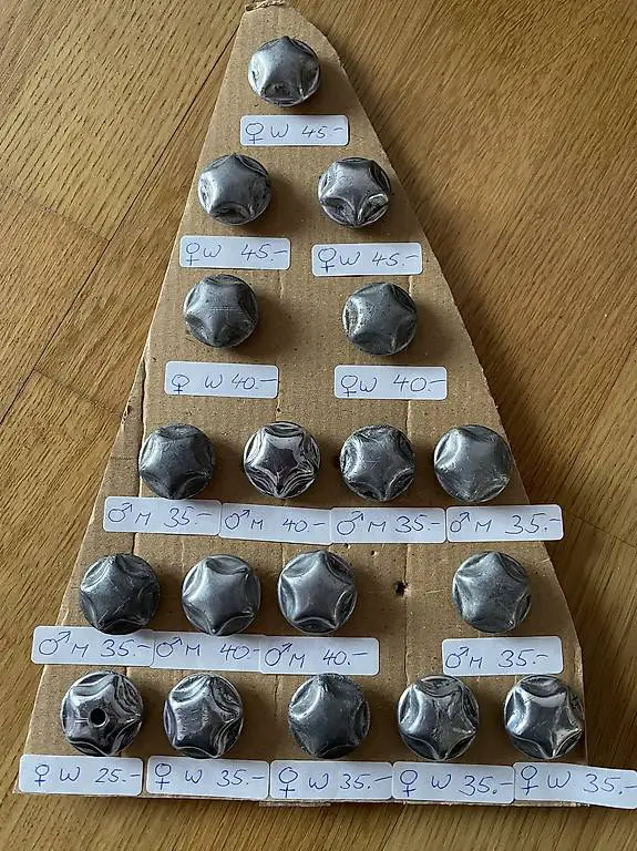 Puch X30 Velux Sternschrauben Sternmuttern