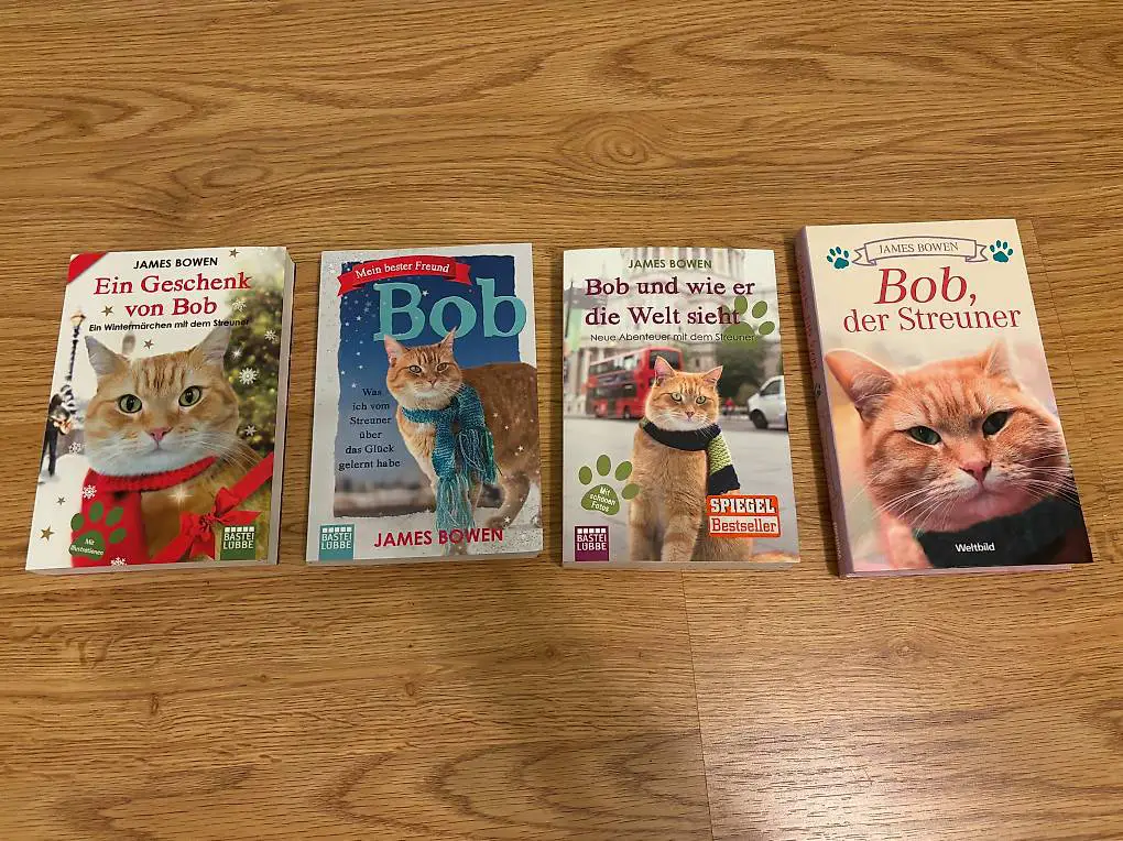 James Bowen - Bob der Streuner - 4 Teile (Katzenbuch)